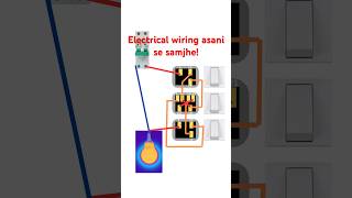 Simple Electrical Wiring 😳  Shorts electrical [upl. by Aileahcim311]