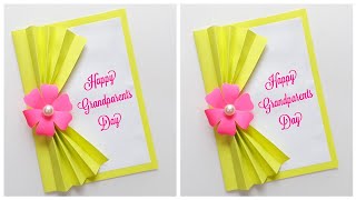 DIY Easy Grandparents day card • how to make grandparents day card • grandparents day greeting cards [upl. by Aekin]