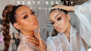 RIHANNA WE NEED TO TALK SWEETIE  FULL FACE OF FENTY BEAUTY MAKEUP REVIEW [upl. by Naut79]