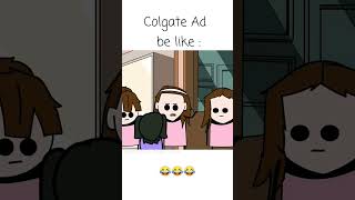 Colgate Toothpaste Ad😂animation comedy funny students viralshort [upl. by Aros303]