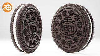 Blender Make An Oreo In Minutes  Tutorial [upl. by Hazmah]