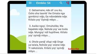 Ehangano song 54  Oshiwambo song Namibian gospel song [upl. by Attenov]