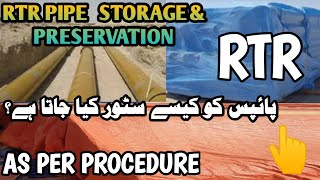 RTR PIPING I Storage amp Preservation Procedure For RTR Pipe amp Fittings I Detailed Video I [upl. by Sessilu978]