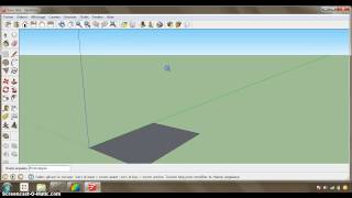 tutoriel sketchup  partie 2  Construction de la chape au sol et des murs [upl. by Renzo]