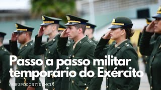 Passo a passo militar temporário do Exército Brasileiro [upl. by Archle]