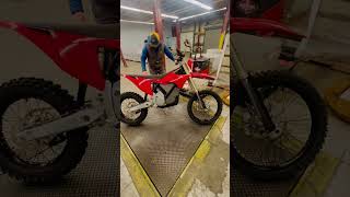 How much does a 80HP Stark Varg Electric Dirtbike weigh starkvarg [upl. by Sokcin401]