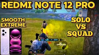 REDMI NOTE 12 PRO 5G 🔥 PUBG TEST 2024  SOLO VS SQUAD  SMOOTH  60 FPS PUBG GAMEPLAY [upl. by Iral]