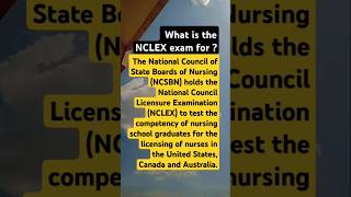 NCLEX EXAM us canada australia nclex nursingmedical studymotivation job travel music [upl. by Menedez353]