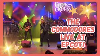 The Commodores in Concert  Walt Disney World EPCOT  GardenRocks  March 2024 [upl. by Terese577]