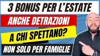 BONUS ESTATE 2024 bonus per famiglie lavoratori e non solo [upl. by Reinaldo]