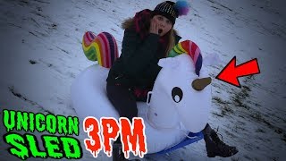 UNICORN SLEDDING AT 3PM Lucky hour [upl. by Nyrac643]