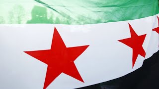 Mass funerals held in Syria [upl. by Eydnarb]