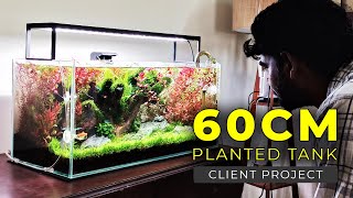 60CM Planted Aquarium  Planted Tank Setup in Tamil  Client Project  Amudh Aquascapes [upl. by Cordey952]