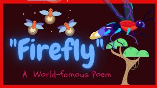 quotFireflyquot Song  Worldfamous chilrens poem  Nursery Rhymes KidSparkyb6ex [upl. by Bourn]