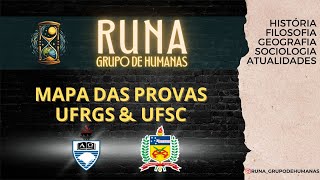 REVISÃO UFRGSUFSC  AULA COMPLEMENTAR  Mapas das provas [upl. by Hannahs]