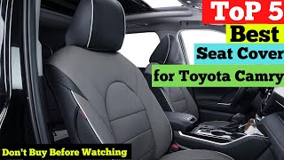 Top 5 Best Seat Covers for Toyota Camry in 2024  Best Toyota Camry Seat Covers [upl. by Bara]