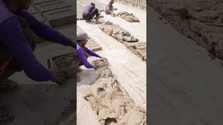 AMAZING WAY MILIONS OF BRICKS BY HAND shortvideo brick construction brickmaking [upl. by Aiht]