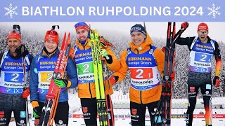 Biathlon Staffel Ruhpolding Deutsche Staffel auf Podiumsjagd [upl. by Daren]