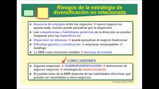 umh3063 20122013 Lec32b Diversificación no Relacionada [upl. by Athalee336]