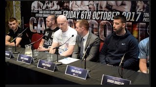 CORNISH v SEXTON  SIMMONS v BARCLAY  amp FULL CAPITAL COLLISION UNDERCARD PRESS CONFERENCE [upl. by Xed]