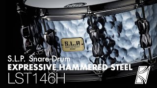 SLP Expressive Hammered Steel Snare Drum LST146H [upl. by Ybbed]