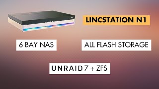 LincStation N1 AllFlash NAS running the Unraid 7 Beta [upl. by Atila530]