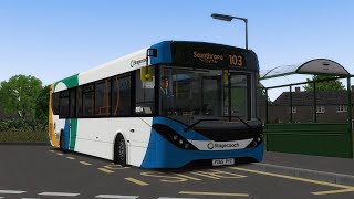 OMSI 2  Enviro 200MMC  Lincolnshire V3  NEW Route 103 [upl. by Llehsyar]