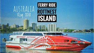 Ferry Ride to Rottnest Island Australia  Rottnest Express Ship Tour  Perth To Island [upl. by Jacobo]