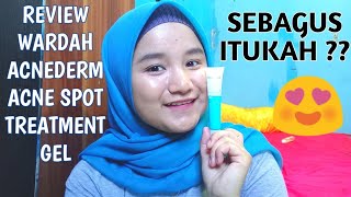 REVIEW  WARDAH ACNEDERM ACNE SPOT TREATMENT GEL  PUTRIACHAA [upl. by Macpherson]