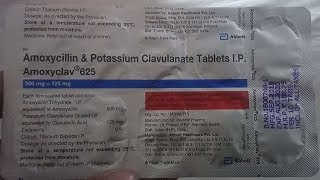 Amoxycillin and potassium clavulanate tablets ip 625 in hindiamoxyclav 625 tablet uses in hindi [upl. by Asamot]