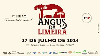 4º LEILÃO ANGUS DA LIMEIRA [upl. by Linoel]