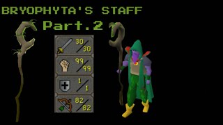 BRYOPHYTAS STAFF F2P PKING PART2  OSRS  COMBAT LVL 58  99 STRENGTH  STEROIDS [upl. by Oravla180]