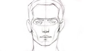 How to Draw the Head  Front View [upl. by Sosna81]