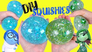 Inside Out 2 Movie DIY Squishies with Squishy Maker with Sadness and Disgust Crafts for Kids [upl. by Aiehtela]