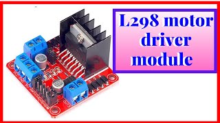 The L298N Hbridge motor controller modulebasics in English Doit projects [upl. by Bohaty]