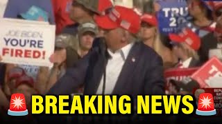 BREAKING SHOOTING AT TRUMP RALLY [upl. by Bernhard]