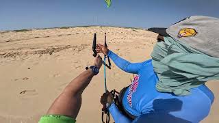 4K kitesurfing  Sal Kaapverdie 3 dec 2024 at Surf Hub 3 [upl. by Hamehseer903]