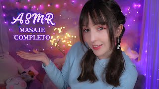 ⭐ASMR Masaje Completo en el Spa🎐 Sub Limpieza Facial Masaje de Cabeza Rostro Manos y Cuerpo [upl. by Zetrauq]