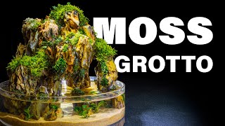 Easy DIY Flowing Waterfalls Table Top Moss Grotto [upl. by Ruscio]