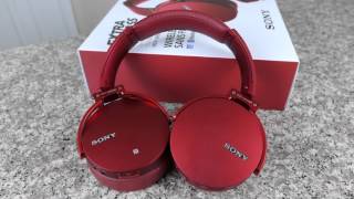 Sony MDRXB950BT Wireless Headset Review [upl. by Alegnaed270]