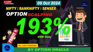 09 Oct24 live trade intradayhunter trading intradaytrading banknifty new nifty bitcoin [upl. by Entroc]