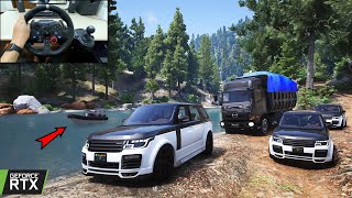 Protecting MAFIA CONVOY Transporting Drug in GTA 5  MANSORY Range Rover SVAutobiography Gameplay [upl. by Favin]