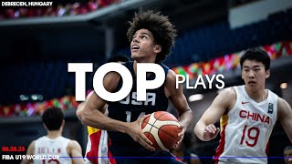 TOP PLAYS  USA U19 Advance to the Quarterfinals [upl. by Crocker]