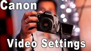 Canon 80D Video Settings  தமிழ்  Learn photography in Tamil [upl. by Yeloc96]