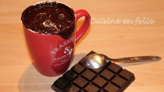 Mug cake au chocolat coulant [upl. by Amara]