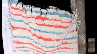 Bookshelf type failure in hemihydrate  geological analoge modelling [upl. by Grunenwald985]