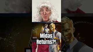 Midas Is Coming Back With A New Mythic😲🐐fortnite [upl. by Mollie720]