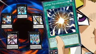 WHEN YOU SUPER POLY AND FUSION 5 XYZ MONSTER IN YUGIOH MASTER DUEL [upl. by Enerod]