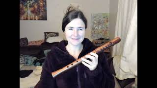 Recorder Folk Dacw ’Nghariad on a Mollenhauer Kynseker G alto in plum [upl. by Alemac695]