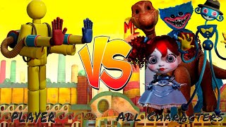 Player VS All poppy playtime characters  Poppy Playtime VS Poppy Playtime [upl. by Neroc443]